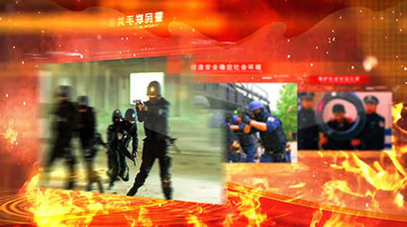 党政大气震撼科技图文ae片头模板