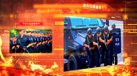 党政大气震撼科技图文ae片头模板