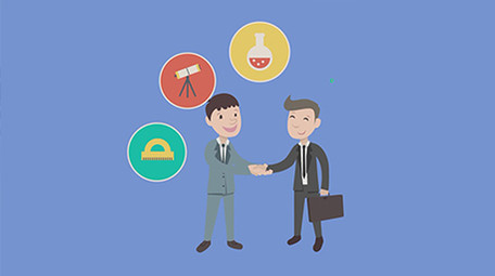 商务数据统计MG动画