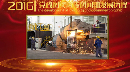 大气红色图文时间线年会视频PR模板