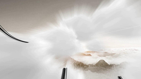 中国传统文化水墨彩墨晕染片头LOGO