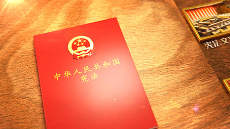 红皮书中华人民共和国宪法<strong>图文</strong>展示AE模板