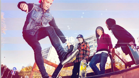 VLOG快节奏图文幻灯片动画AE模板