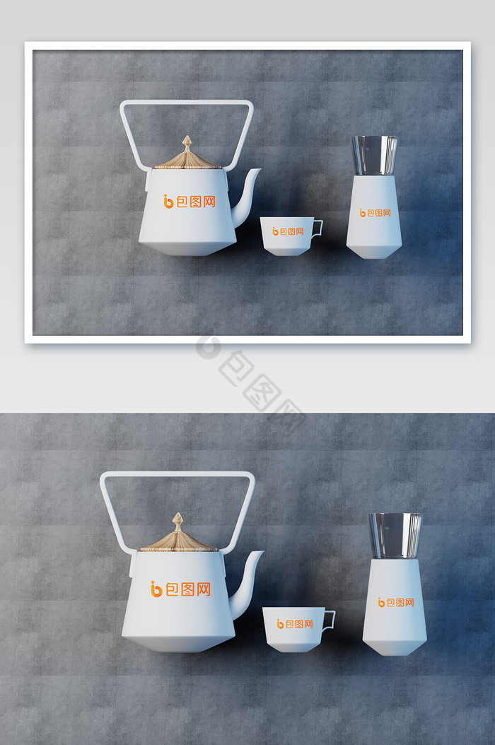 茶具logo贴图