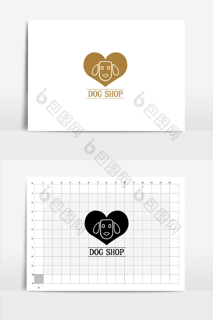 狗狗宠物店logo图片图片