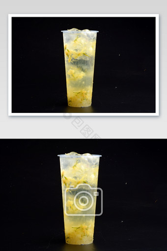 夏季冰品茉莉花茶桨水果茶冷饮摄影图图片