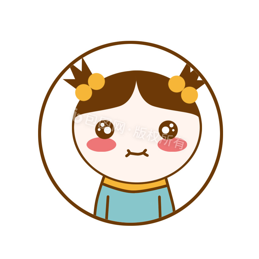 卡通胖小丫图片