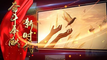 大气震撼党政图文展示