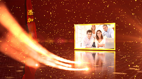 震撼大气党政图文展示AE模板