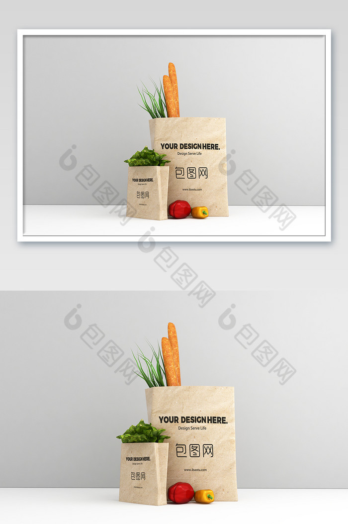 蔬菜面包便利袋包装图片图片