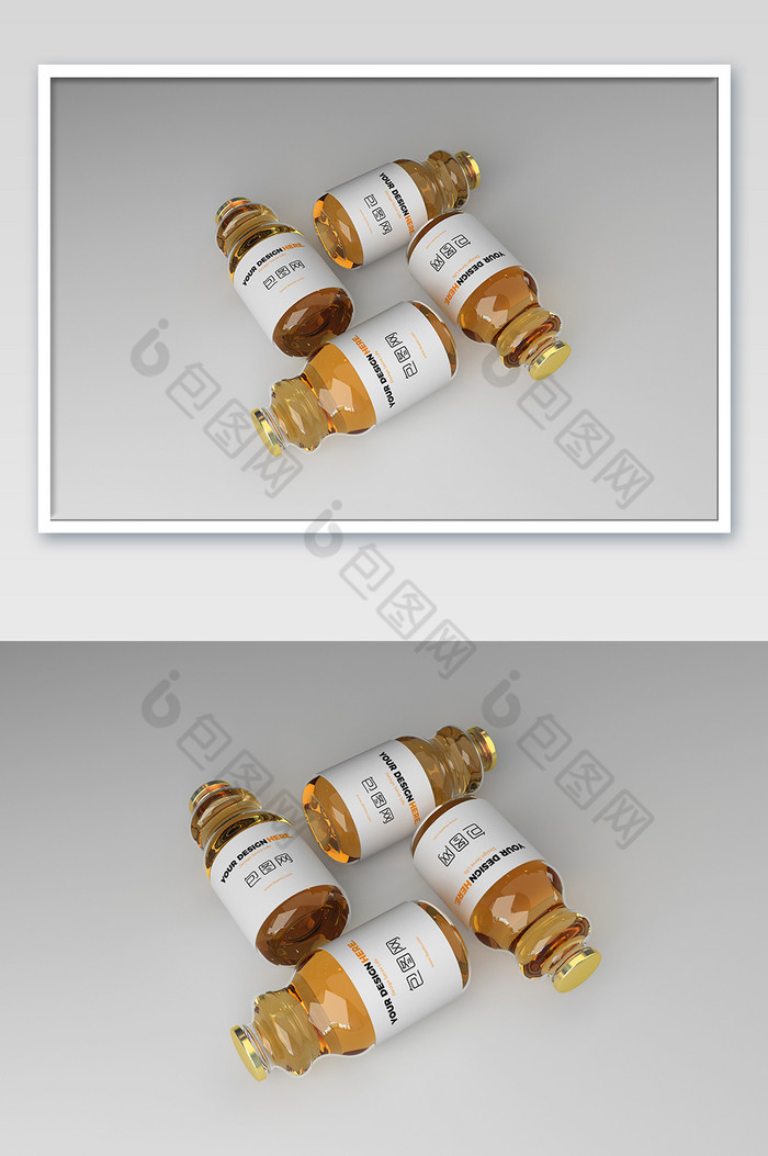 饮料瓶玻璃瓶包装效果包装图片图片