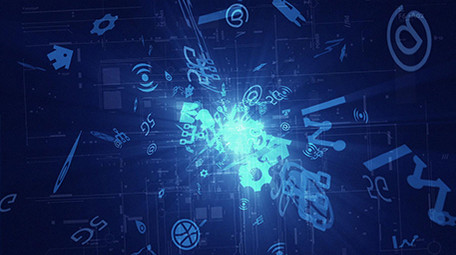 科技数据汇聚片头AE模板