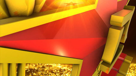 八一建军节多图文大金字标题展示AE模板