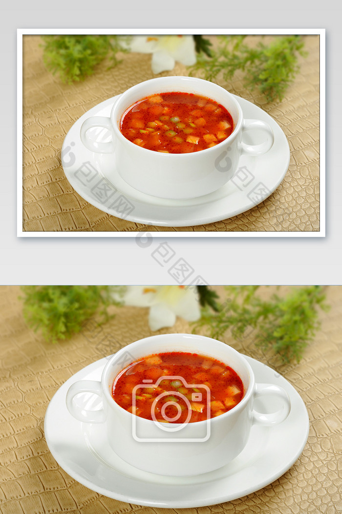 西餐汤类罗宋汤摄影图片图片