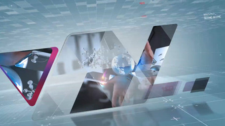 迎战2019最新科技图文模板