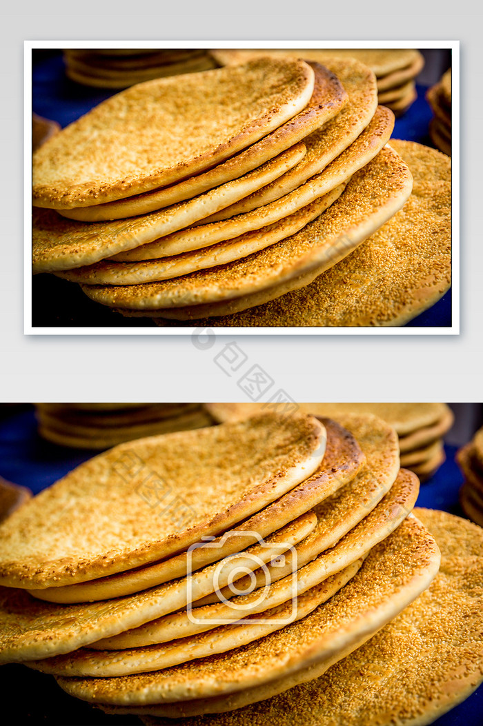 民族风味新疆馕饼摄影图片图片