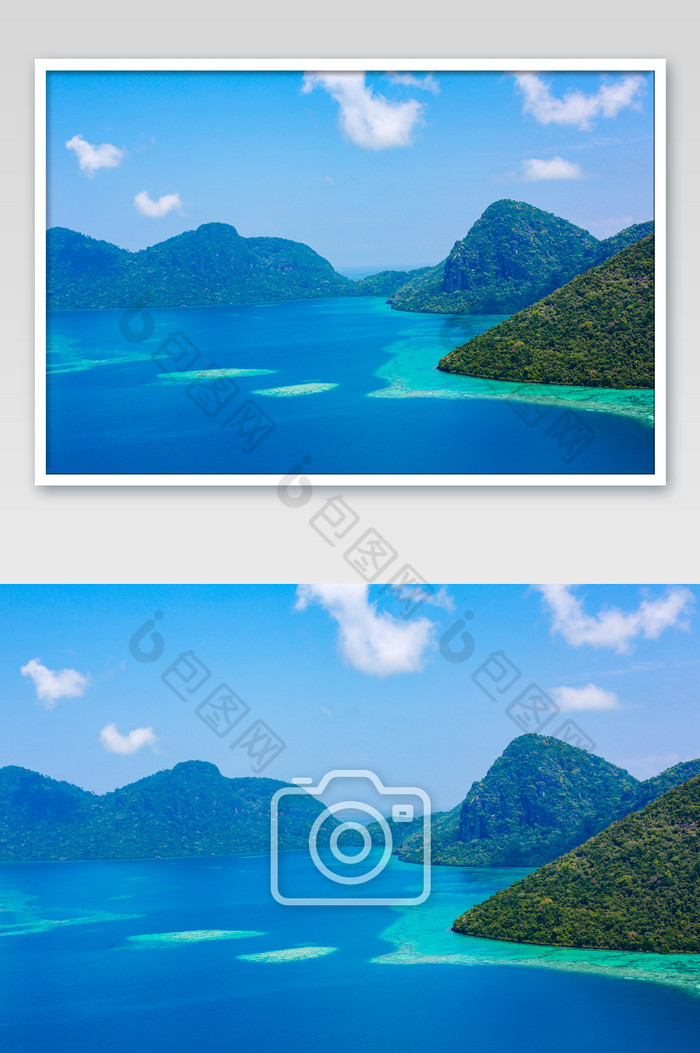 仙本那珍珠岛海岛风光图片图片
