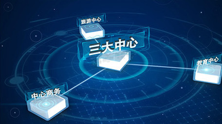 E3D方块科技信息数据板块AE模板