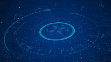 E3D方块科技信息数据板块AE模板