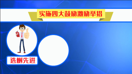 卡通图文人才战略新闻联播字幕AE模板