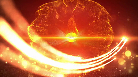 震撼党政图文发展历程会声会影模板