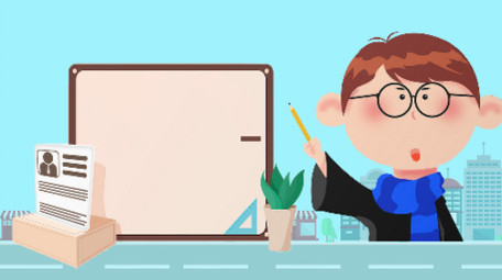 卡通图文高考填报志愿MG动画AE模板