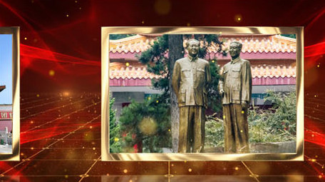 红色党政党建图文AE模板