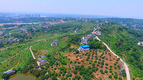 大气乡村振兴航拍大景
