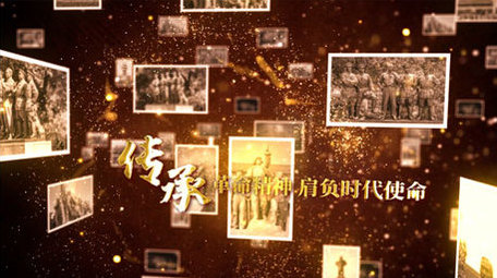 怀旧革命历史回忆图文AE模板