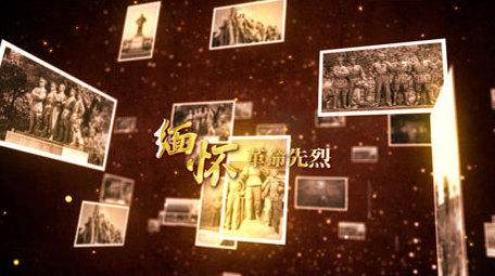 怀旧革命历史回忆图文AE模板