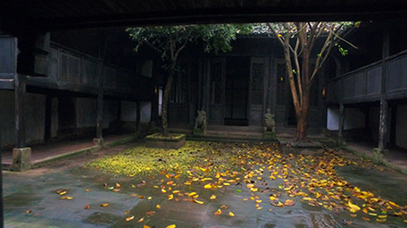 实拍古镇<strong>乡村</strong>航拍全景地面全景