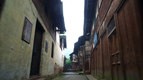 实拍古镇<strong>乡村</strong>航拍全景地面全景