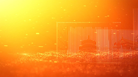 70周年金色粒子图文展示带AE工程