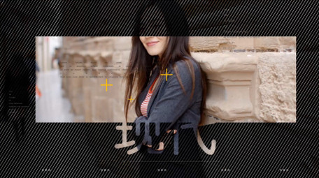 现代潮流风标题图文排版展示片头AE模板