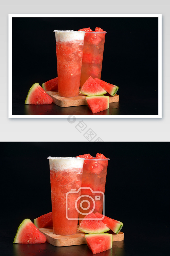 夏日美味的红西柚水果茶摄影图图片图片