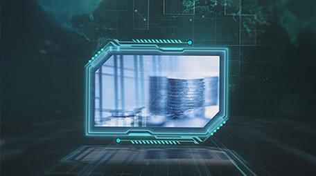 2019蓝色创新科技图文AE模板