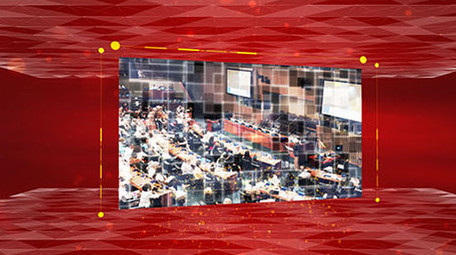 红色大气党政时间线图文展示