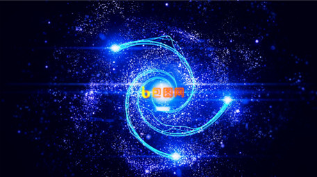 大气光线粒子金色图文展示AE模板