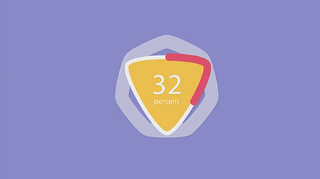 扁平化企业商务信息数据图表AE模板