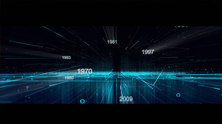 超宽屏科技感<strong>图文</strong>汇聚片头AE模板