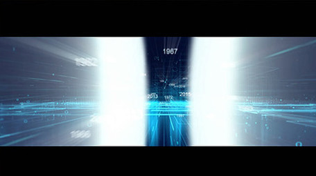 超宽屏科技感<strong>图文</strong>汇聚片头AE模板