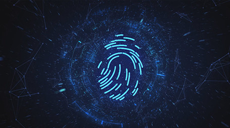 科技感指纹隧道LOGO演绎片头PR模板