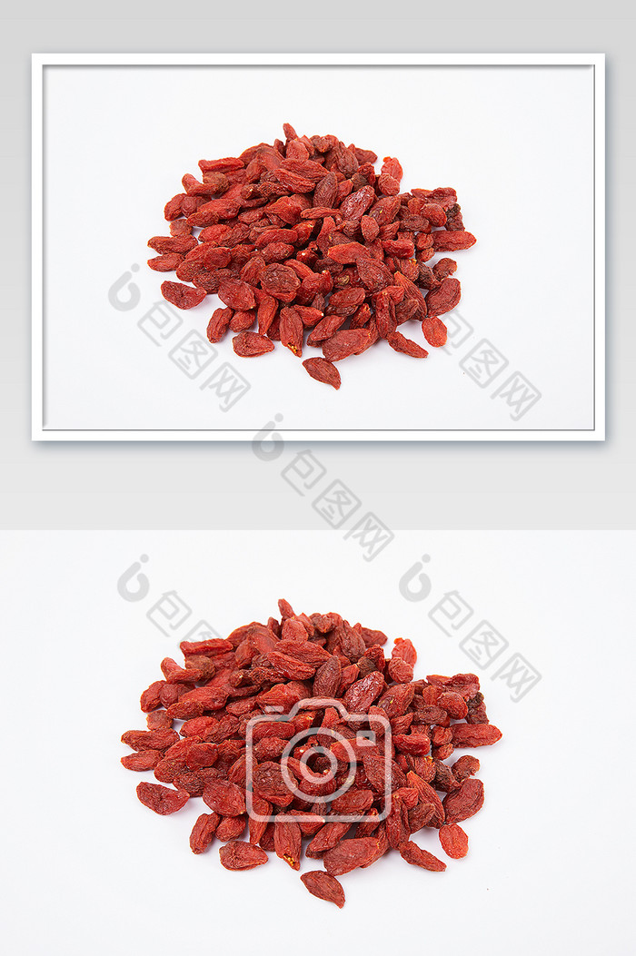 红色苟起子枸杞白底干果药材美食摄影图片图片
