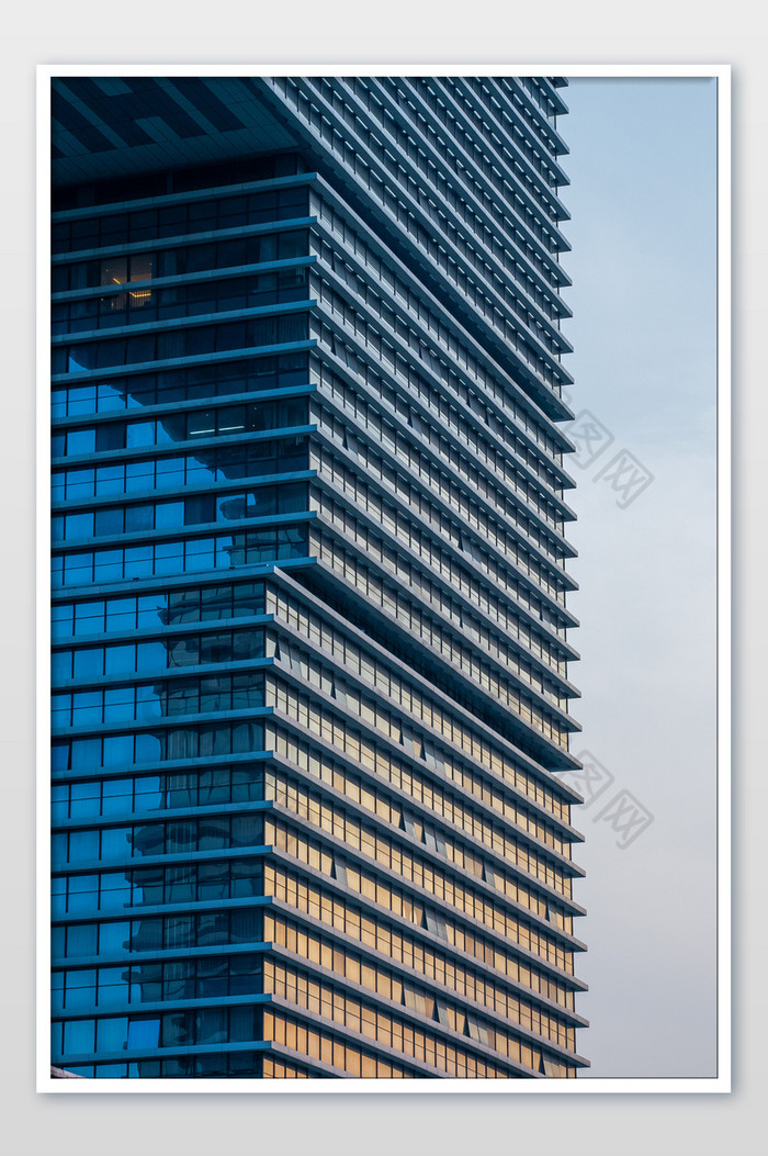 大厦壮观蓝色大气商物楼高楼写字楼仰视图片图片