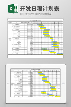 开发计划项目开发计划日程表