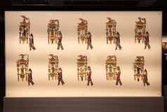 中国工艺美术馆皮影戏美术工艺品展厅