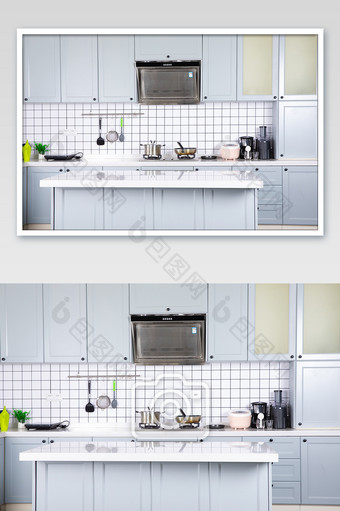 简约装修风格的厨房空间图片