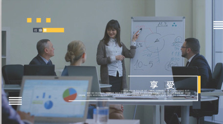 简约现代企业商务图文展示宣传片AE模板