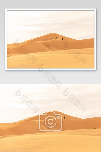 黄云沙漠摄影图片