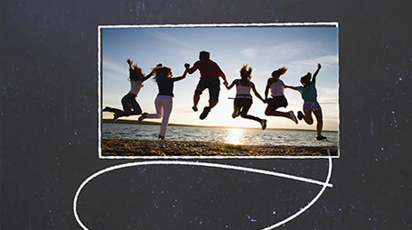 开学季毕业季图文展示PR模板